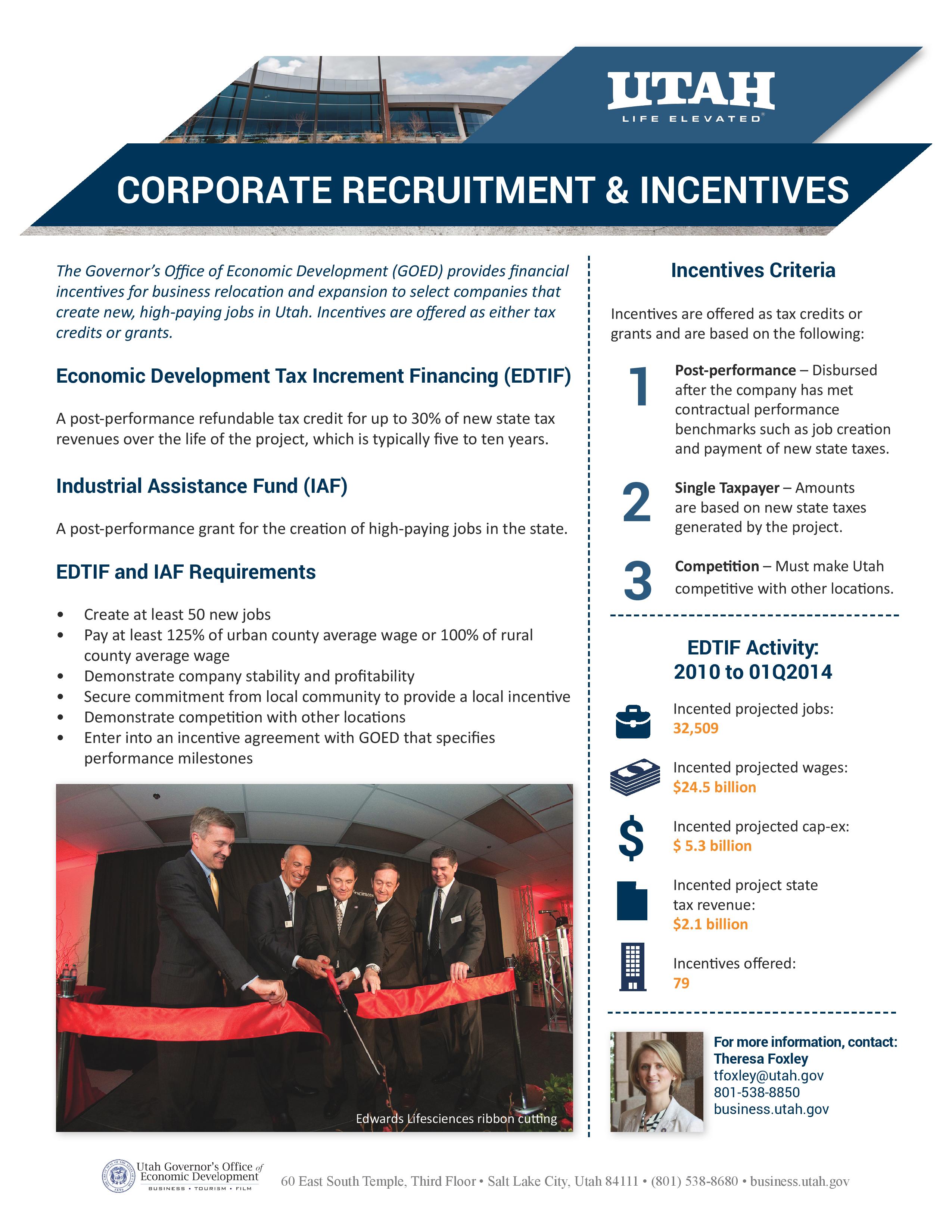 Corporate Incentives Program